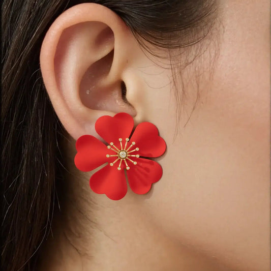Crimson Ember Earrings