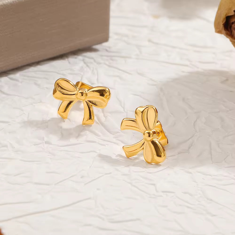 Dainty Bow Earrings