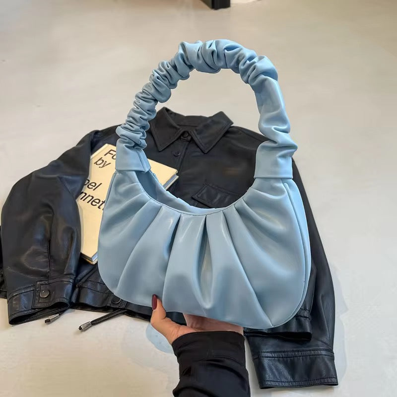Azure Crescent Bag