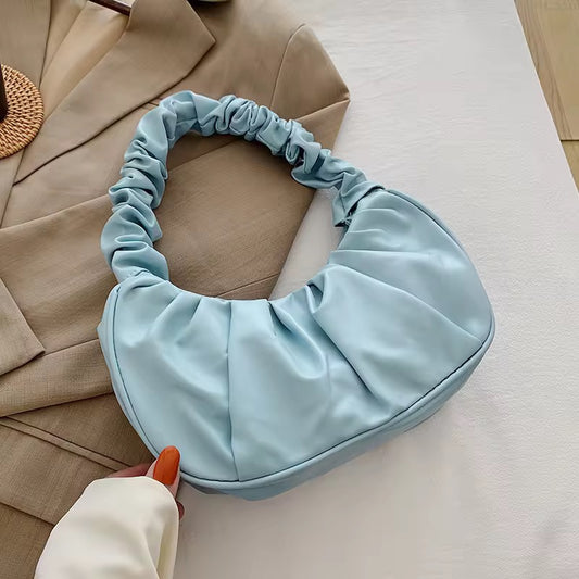 Azure Crescent Bag