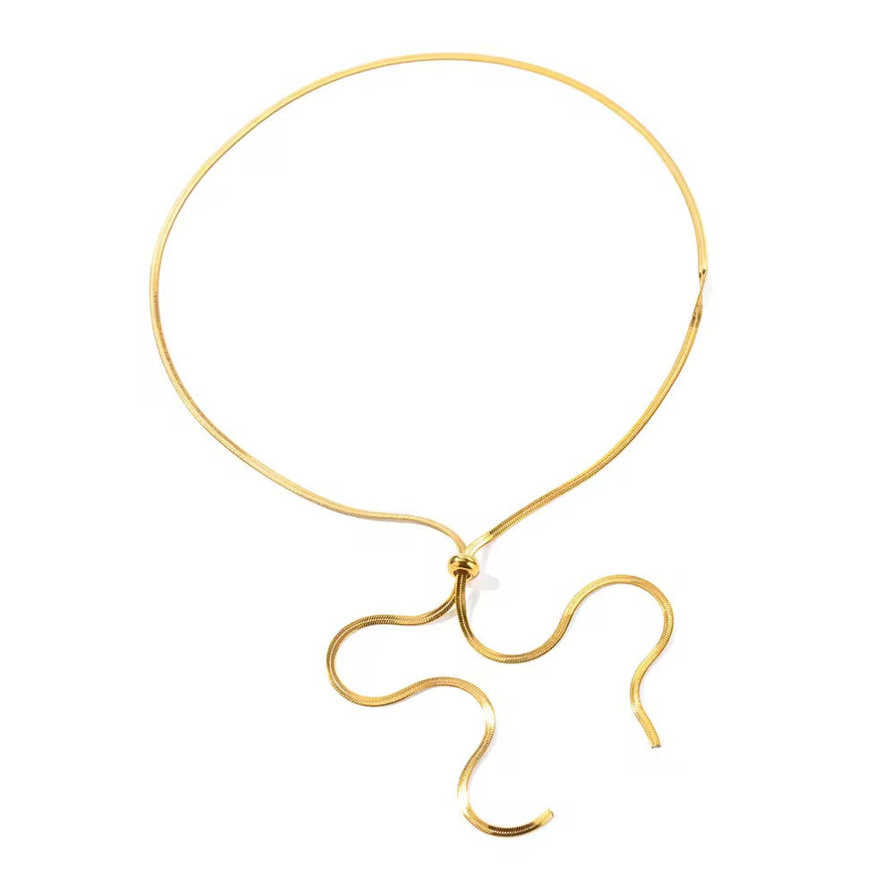 Golden Drop Necklace