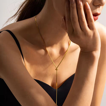 Golden Drop Necklace