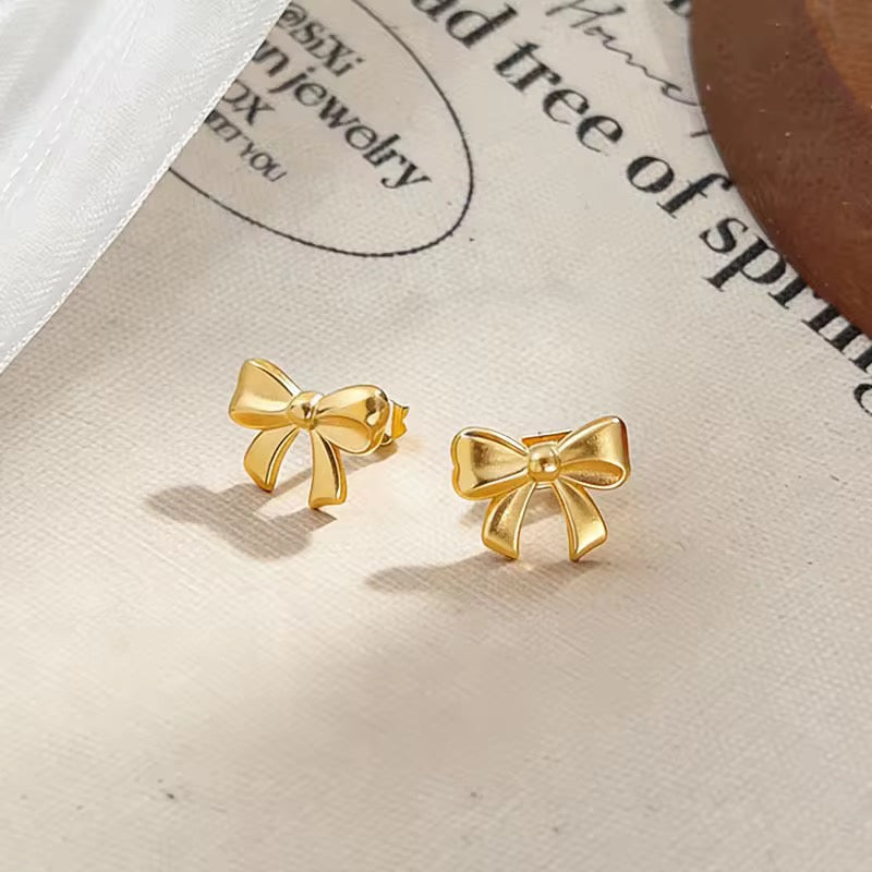 Dainty Bow Earrings