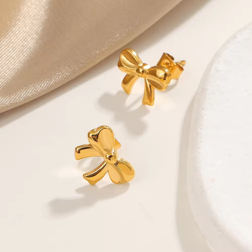 Dainty Bow Earrings