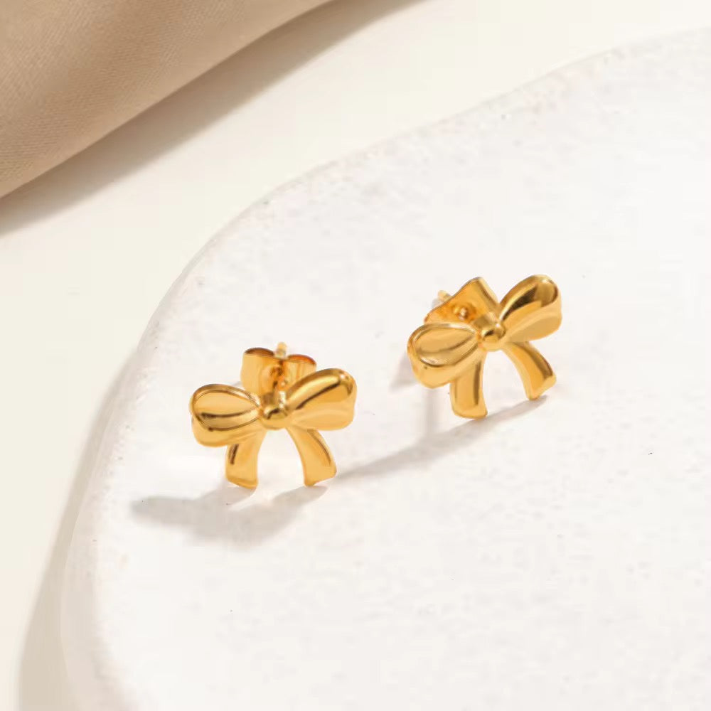Dainty Bow Earrings