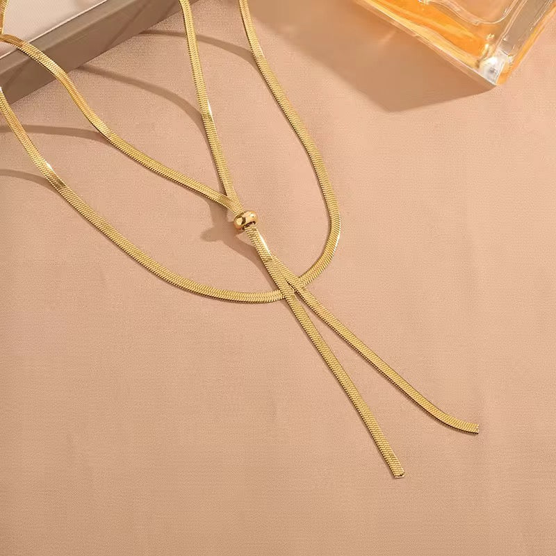 Golden Drop Necklace