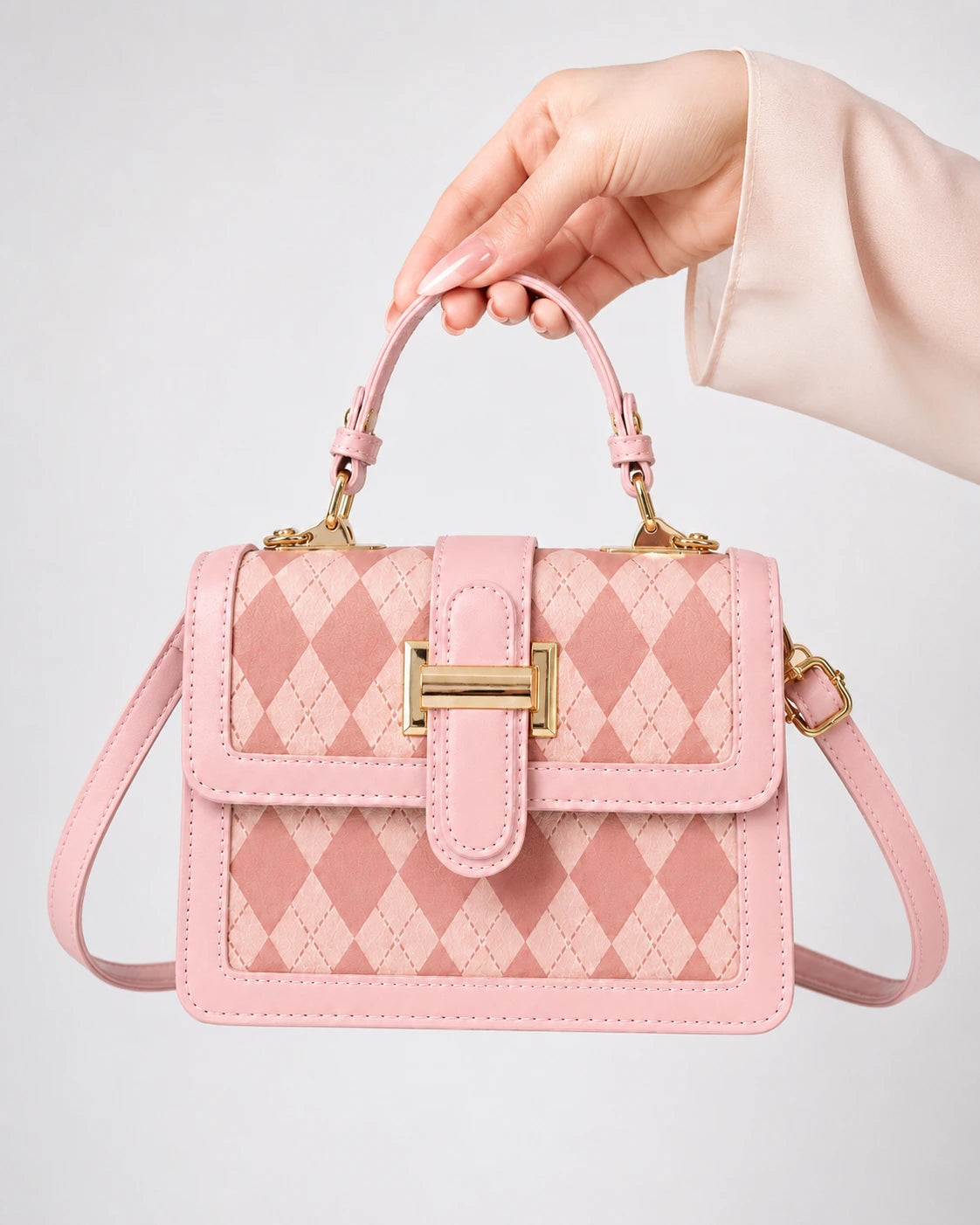 Blush Harmony Handbag & Sling