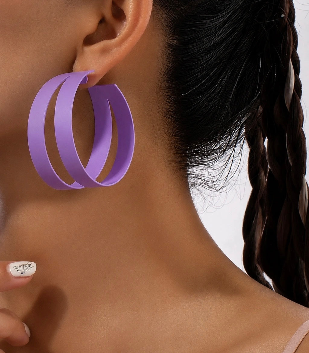 Enchanted Grove Hoops Earrings