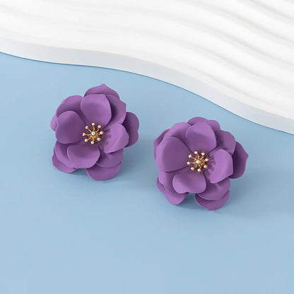 Mystic Bloom Stud Earrings