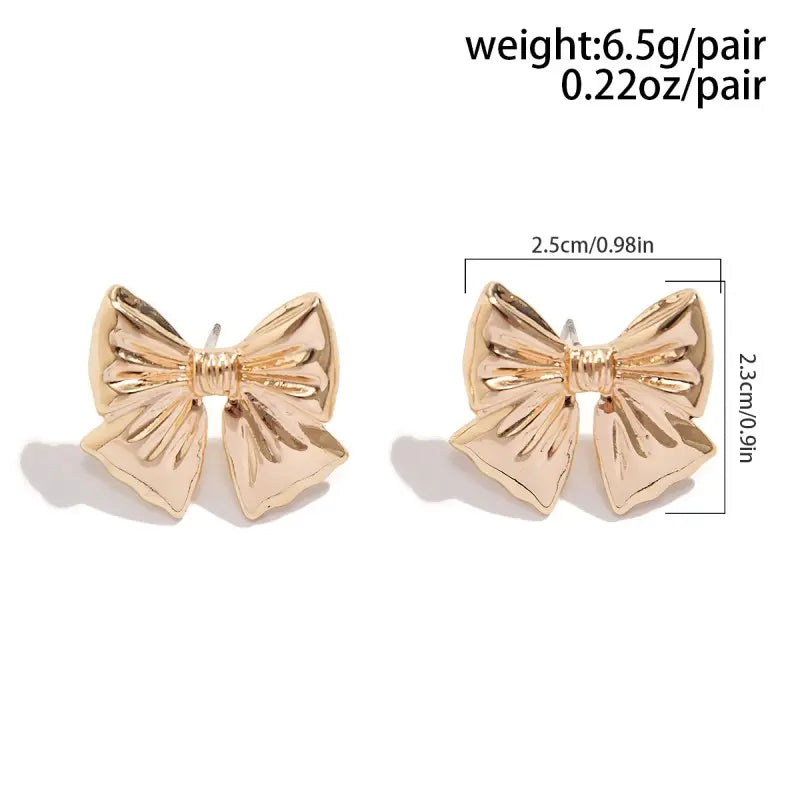 Moonlit Bow Earrings
