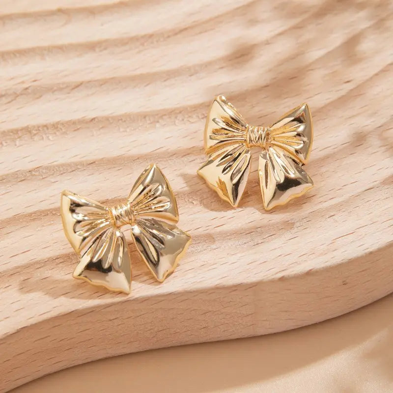 Moonlit Bow Earrings