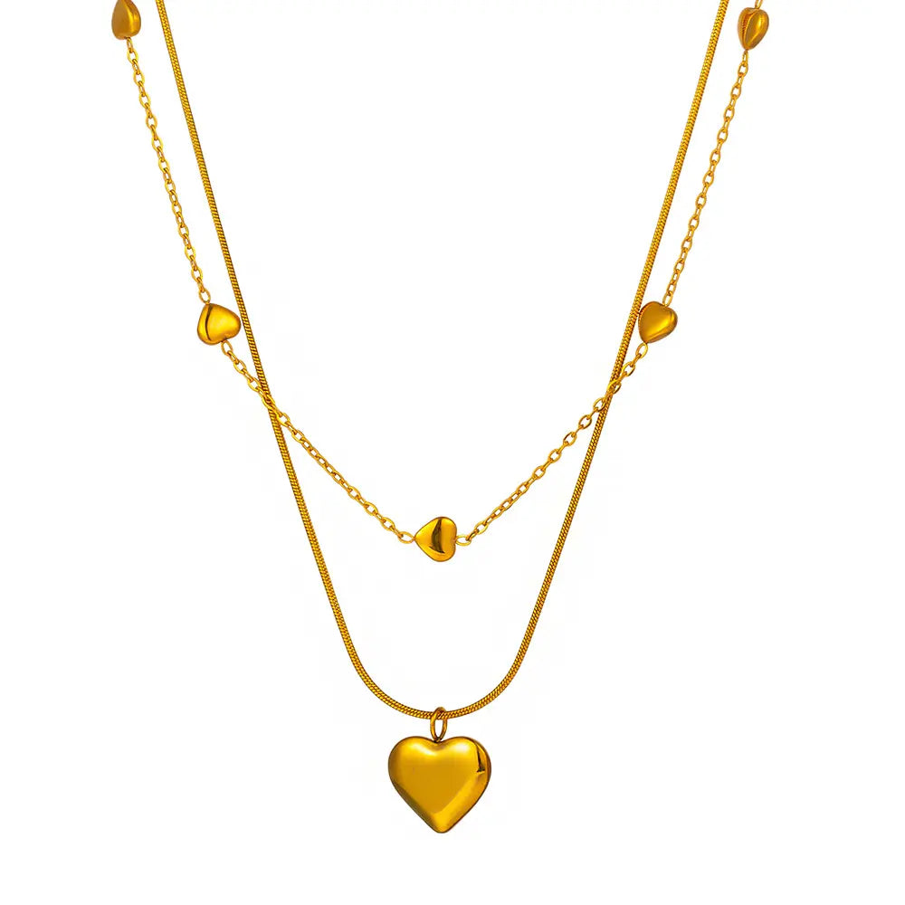 Heartline Layered Necklace