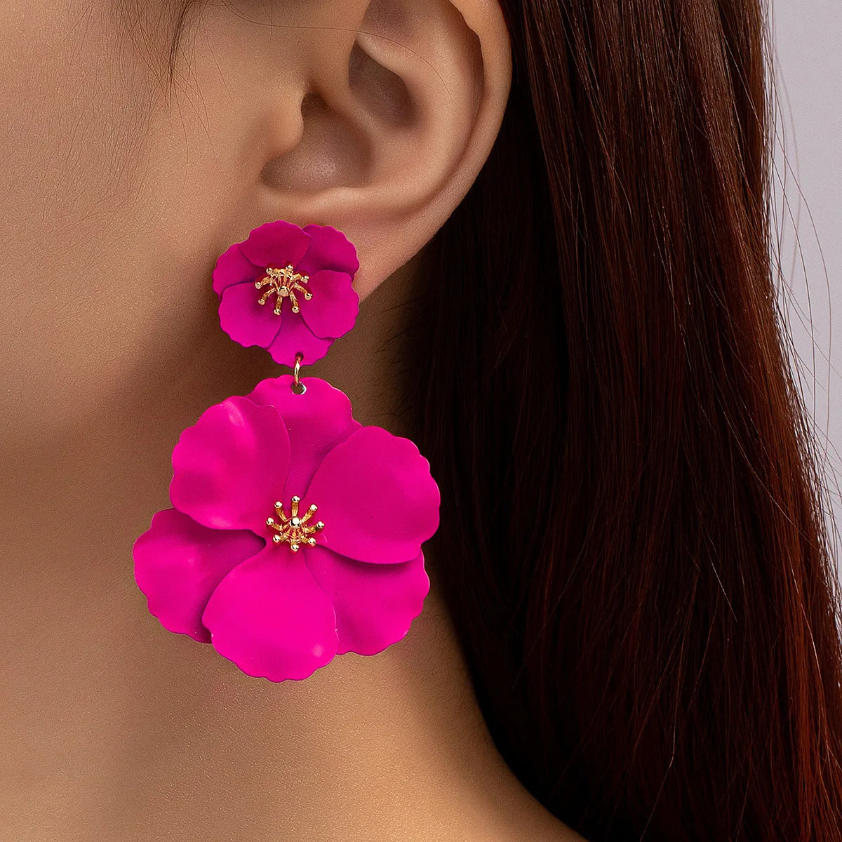 Sunshine Petal Dazzle ( Clip Earring )