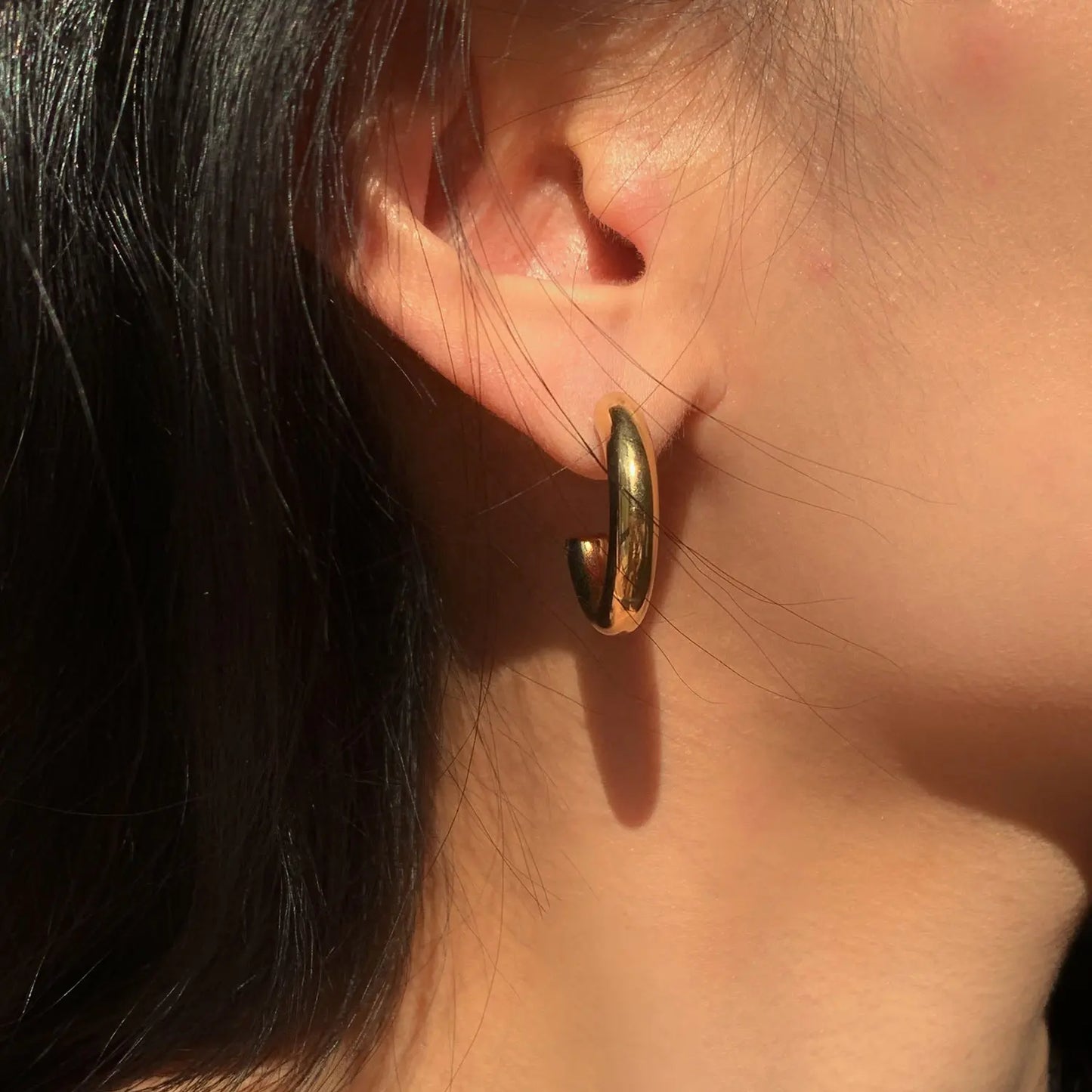 Lustrous Arc Earrings