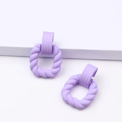 Twist Hoops Earrings