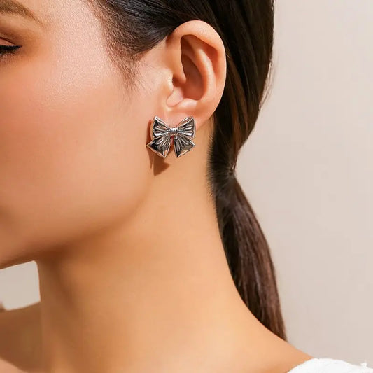 Moonlit Bow Earrings