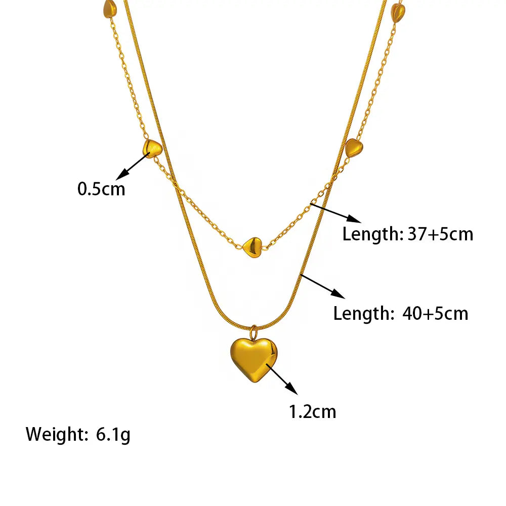 Heartline Layered Necklace