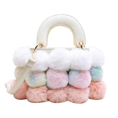 Rainbow Fluff Handbag