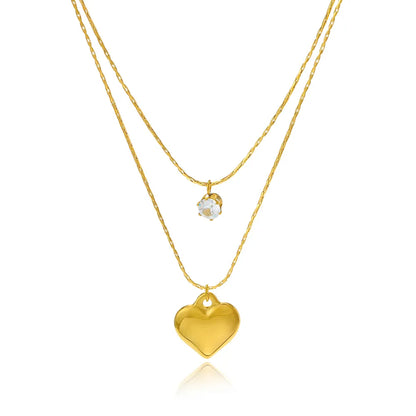 Radiant Heart Layered Necklace
