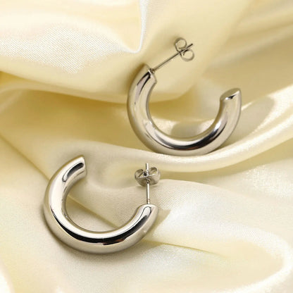 Lustrous Arc Earrings