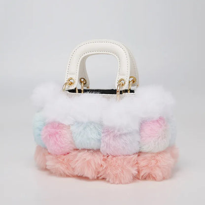 Rainbow Fluff Handbag