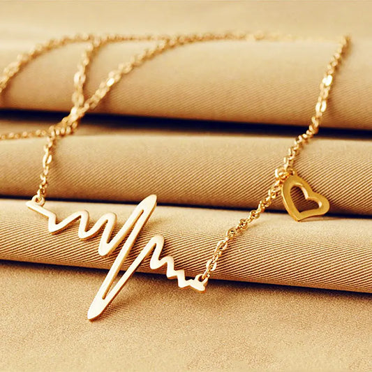 Golden Pulse Necklace