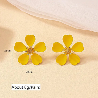 Sun Glow Stud Earrings