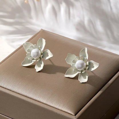 Frosted Lily Earrings