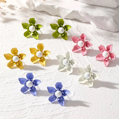 Frosted Lily Earrings