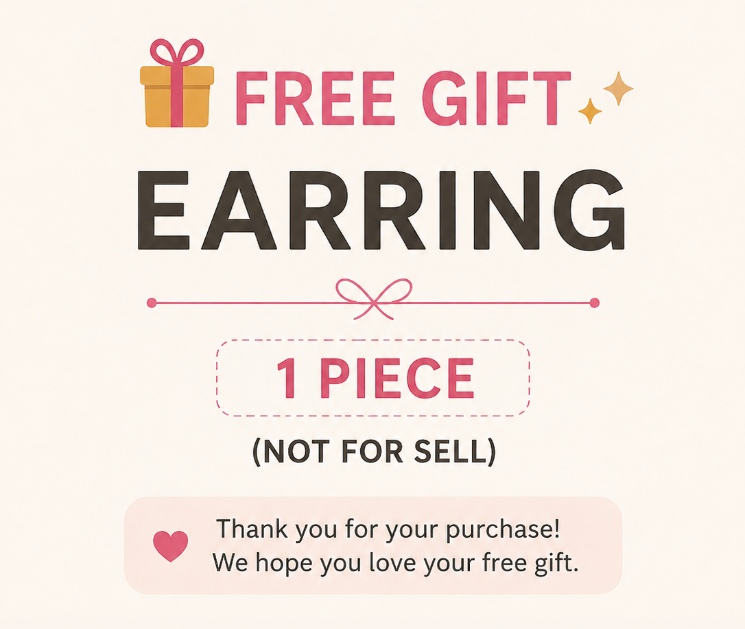🎁 Earring 1 Piece (GIFT)(NOT FOR SELL)
