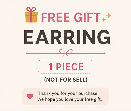 🎁 Earring 1 Piece (GIFT)(NOT FOR SELL)