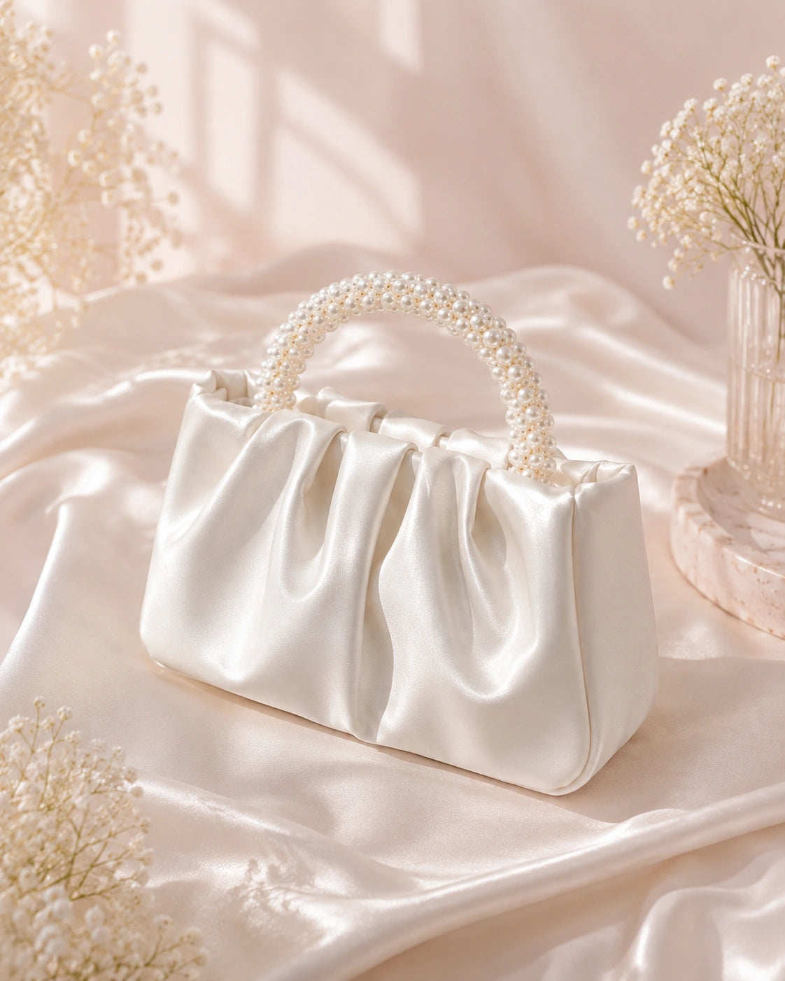 Luminous Pearl Gather Bag