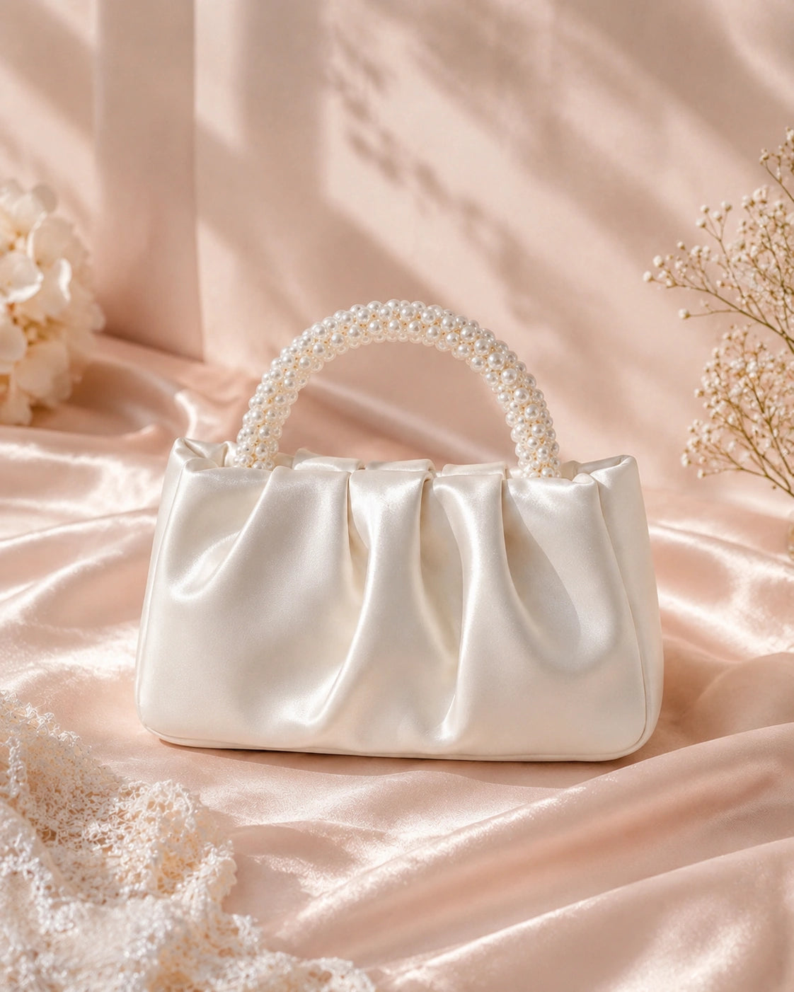Luminous Pearl Gather Bag