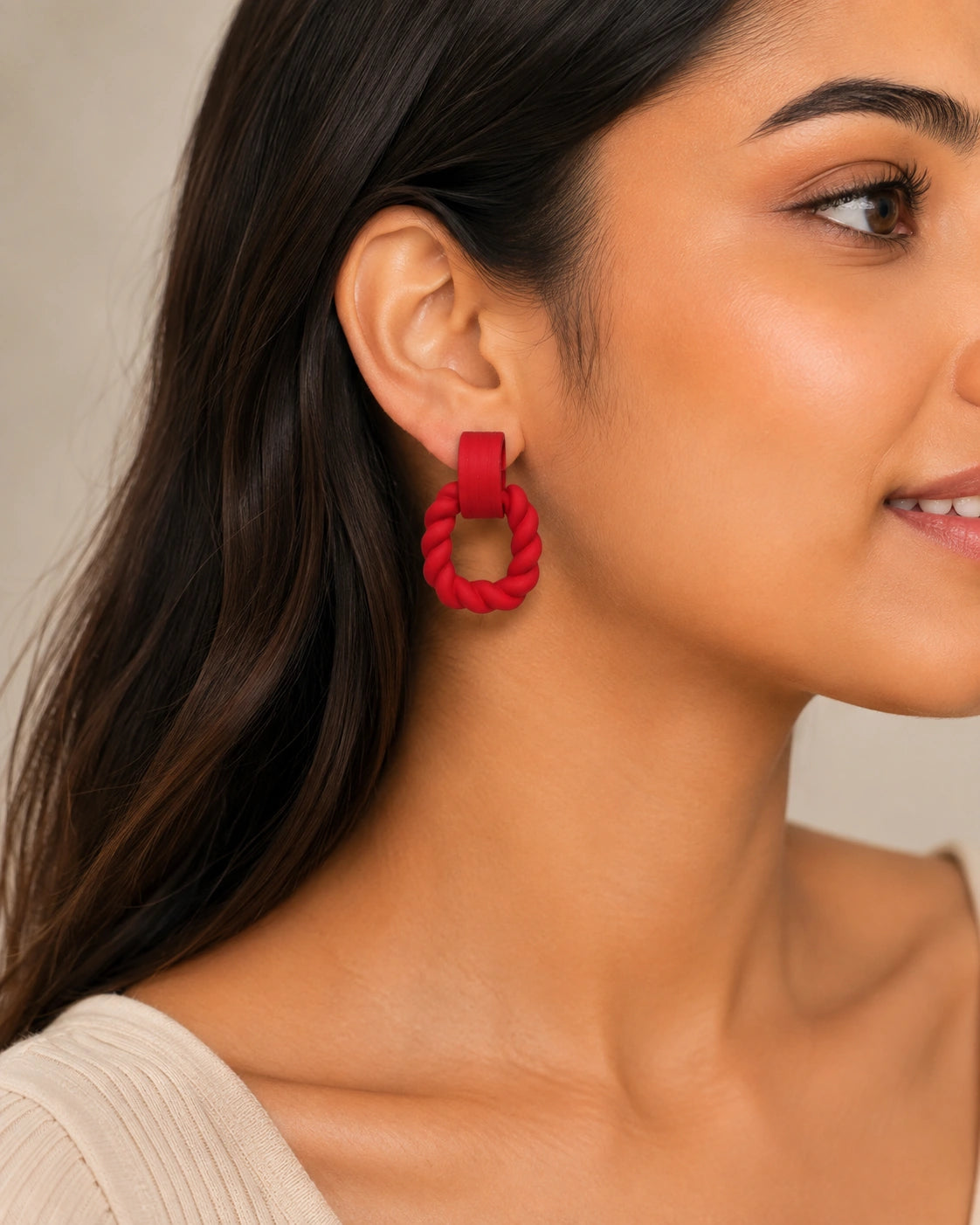 Twist Hoops Earrings