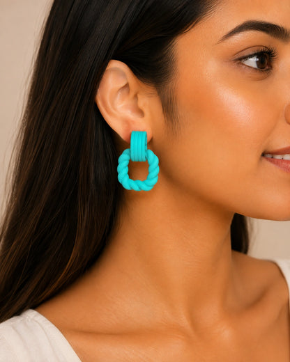 Twist Hoops Earrings