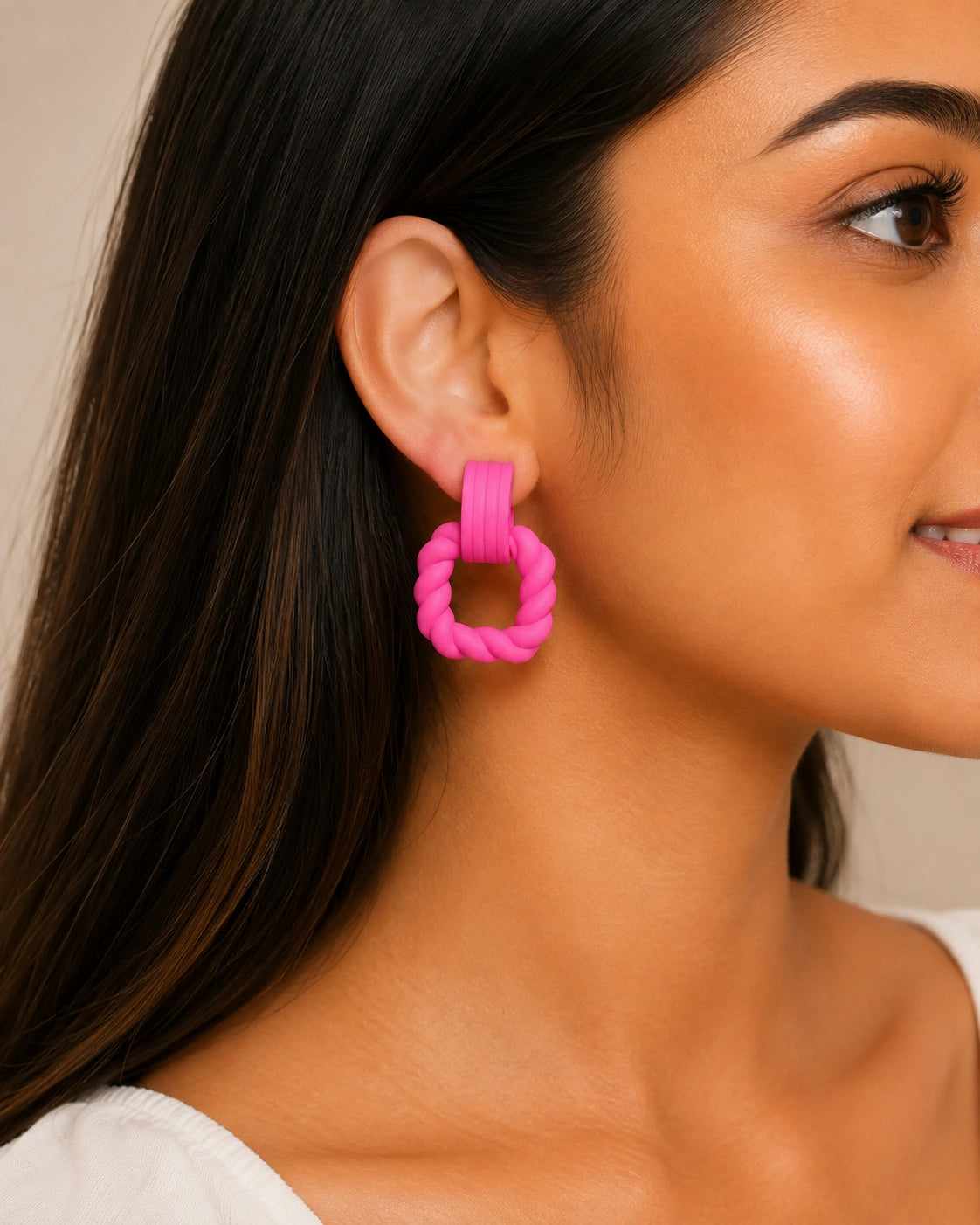 Twist Hoops Earrings