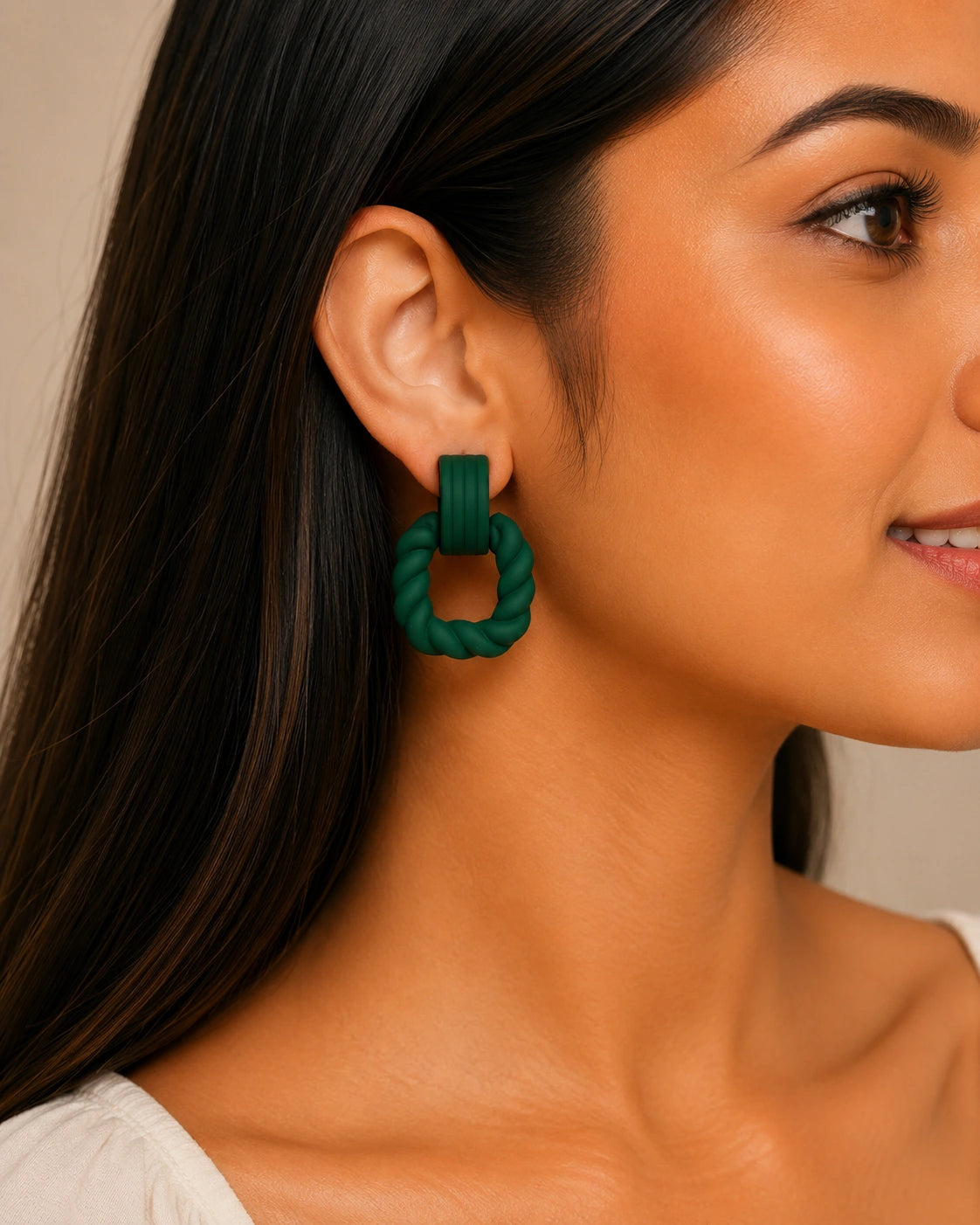 Twist Hoops Earrings