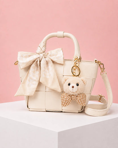 SnowBelle Hand Bag (Beige)