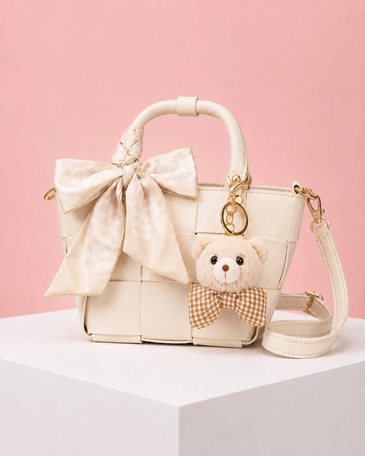 SnowBelle Hand Bag (Beige)