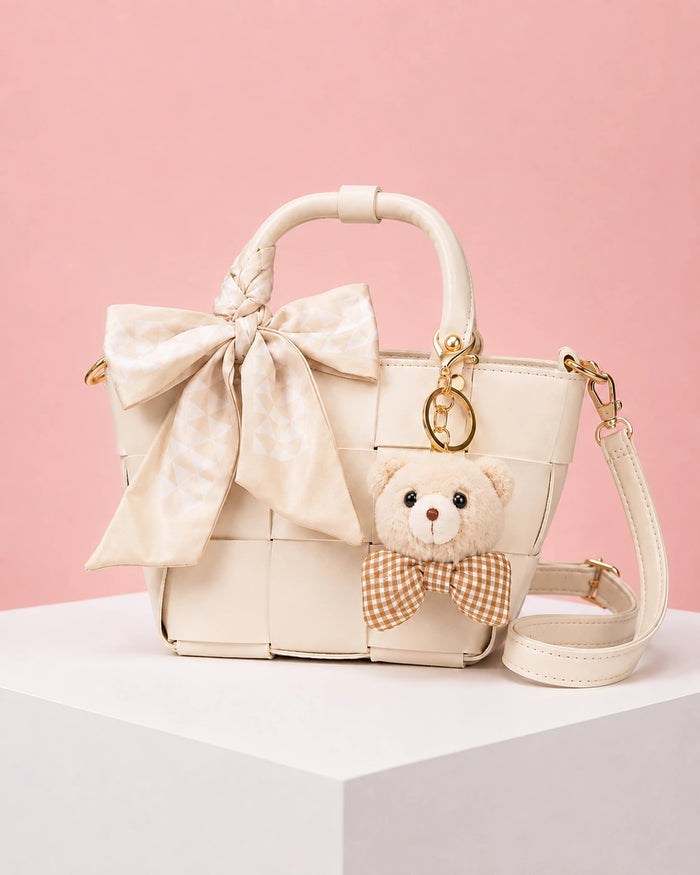 SnowBelle Hand Bag (Beige)