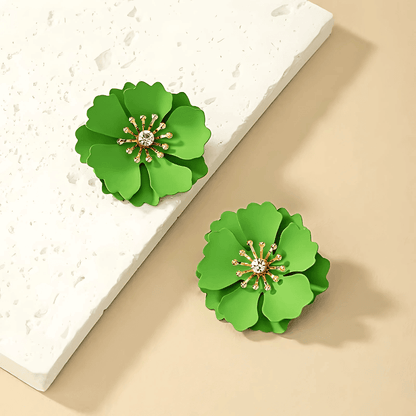 Honeydew Bloom Earrings