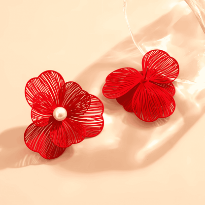 Scarlet Mesh Earrings