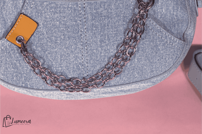 Chambray Luxe Denim Bag