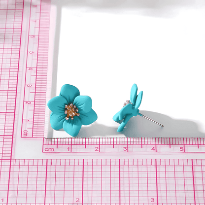 Midnight Flora Stud Earrings
