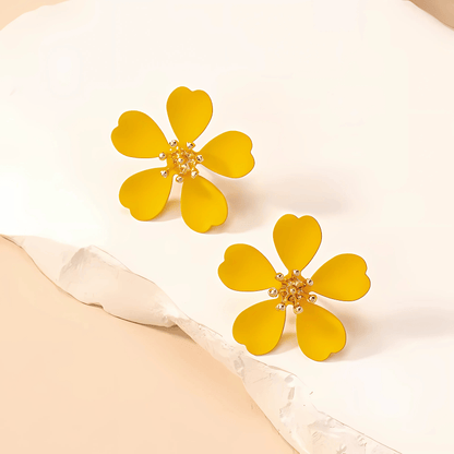 Sun Glow Stud Earrings