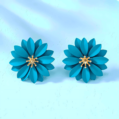 Dahlia Bloom Earrings