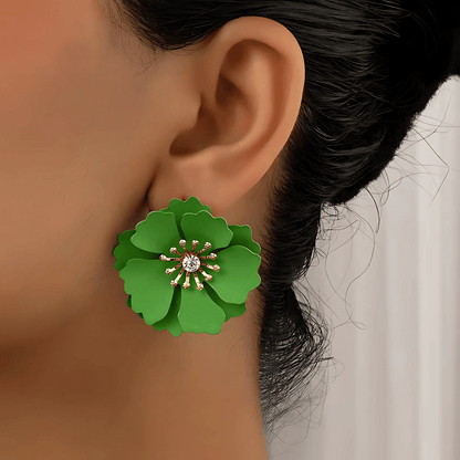 Honeydew Bloom Earrings