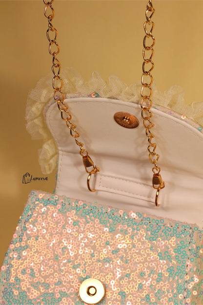Champagne Lace Mini Bag
