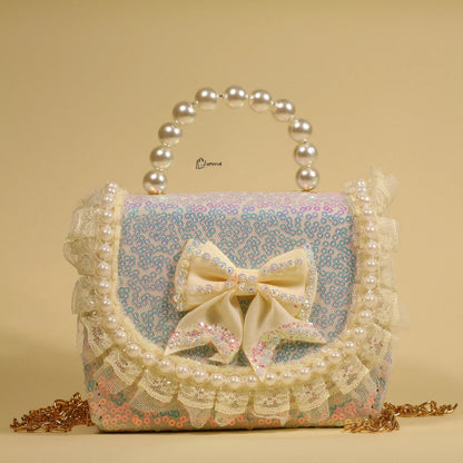 Champagne Lace Mini Bag