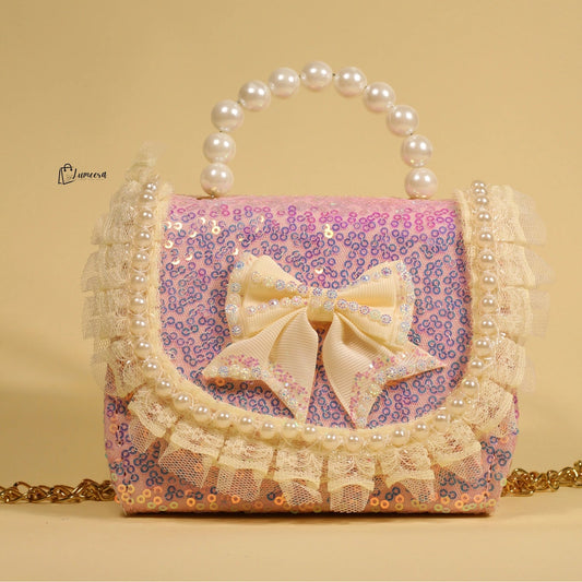 Blush Ruffle Mini Bag